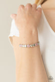 Dimensional Dazzle - Pink Bracelet - Paparazzi Accessories Bracelet Bedazzle Me Pretty Mobile Fashion Boutique
