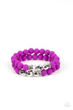 Dip and Dive - Purple Bracelet - Paparazzi Accessories Bracelet Bedazzle Me Pretty Mobile Fashion Boutique