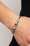 Disarming Dazzle - Black Bracelet - Paparazzi Accessories Bracelet Bedazzle Me Pretty Mobile Fashion Boutique