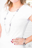 Disc Jockey - Purple Bracelet - Paparazzi Accessories Bracelet Bedazzle Me Pretty Mobile Fashion Boutique