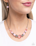 Disco Date - Pink Necklace - Paparazzi Accessories Necklace Bedazzle Me Pretty Mobile Fashion Boutique
