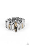Distant Cosmos - Brown Ring - Paparazzi Accessories Ring Bedazzle Me Pretty Mobile Fashion Boutique