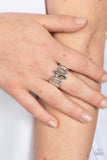 Distant Cosmos - Brown Ring - Paparazzi Accessories Ring Bedazzle Me Pretty Mobile Fashion Boutique