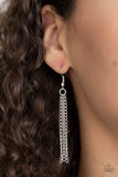 Diva Dance Party - Silver Necklace - Paparazzi Accessories Necklace Bedazzle Me Pretty Mobile Fashion Boutique