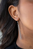 Diva Dance Party - White Necklace - Paparazzi Accessories Necklace Bedazzle Me Pretty Mobile Fashion Boutique