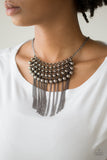 DIVA-de and Rule - Black Necklace - Paparazzi Accessories Necklace Bedazzle Me Pretty Mobile Fashion Boutique