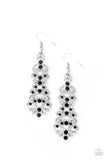 Diva Decorum - Black Earrings - Paparazzi Accessories Earrings Bedazzle Me Pretty Mobile Fashion Boutique