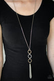Diva In Diamonds - Brown Necklace - Paparazzi Accessories Necklace Bedazzle Me Pretty Mobile Fashion Boutique