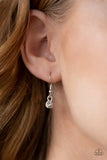 Diva In Diamonds - White Necklace - Paparazzi Accessories Necklace Bedazzle Me Pretty Mobile Fashion Boutique