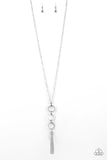 Diva In Diamonds - White Necklace - Paparazzi Accessories Necklace Bedazzle Me Pretty Mobile Fashion Boutique