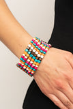 Dive into Maldives - Multi Bracelet - Paparazzi Accessories Bracelet Bedazzle Me Pretty Mobile Fashion Boutique