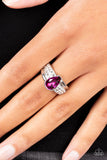Dive into Oblivion - Pink Ring - Paparazzi Accessories Ring Bedazzle Me Pretty Mobile Fashion Boutique