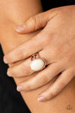 Divine Deserts - Copper Ring - Paparazzi Accessories Ring Bedazzle Me Pretty Mobile Fashion Boutique