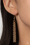 Divine Devotion - Gold Necklace - Paparazzi Accessories Necklace Bedazzle Me Pretty Mobile Fashion Boutique