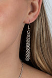 Divine Devotion - Silver Necklace - Paparazzi Accessories Necklace Bedazzle Me Pretty Mobile Fashion Boutique