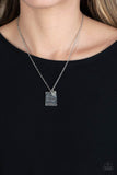 Divine Devotion - Silver Necklace - Paparazzi Accessories Necklace Bedazzle Me Pretty Mobile Fashion Boutique