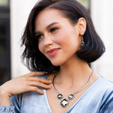Divine IRIDESCENCE - Silver Necklace - Paparazzi Accessories Necklace Bedazzle Me Pretty Mobile Fashion Boutique
