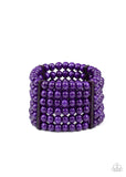 Diving in Maldives - Purple Bracelet - Paparazzi Accessories Bracelet Bedazzle Me Pretty Mobile Fashion Boutique