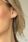 Dizzying Decor - Black Necklace - Paparazzi Accessories Necklace Bedazzle Me Pretty Mobile Fashion Boutique