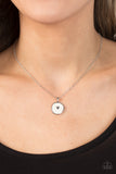 Do What You Love - White Necklace - Paparazzi Accessories Necklace Bedazzle Me Pretty Mobile Fashion Boutique