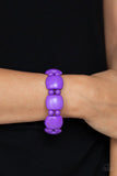 Dont Be So NOMADIC! - Purple Bracelet - Paparazzi Accessories Bracelet Bedazzle Me Pretty Mobile Fashion Boutique