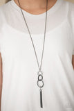 Dont BOLD Back! - Black Necklace - Paparazzi Accessories Necklace Bedazzle Me Pretty Mobile Fashion Boutique