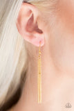 Dont BOLD Back! - Gold Necklace - Paparazzi Accessories Necklace Bedazzle Me Pretty Mobile Fashion Boutique