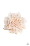 Dot Dot Dot - Brown Hair Clip - Paparazzi Accessories Hair Clip Bedazzle Me Pretty Mobile Fashion Boutique