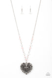 Doting Devotion - Pink Necklace - Paparazzi Accessories Necklace Bedazzle Me Pretty Mobile Fashion Boutique