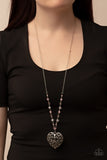 Doting Devotion - Pink Necklace - Paparazzi Accessories Necklace Bedazzle Me Pretty Mobile Fashion Boutique