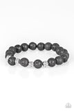 Down To Earth - Black Bracelet - Paparazzi Accessories Bracelet Bedazzle Me Pretty Mobile Fashion Boutique