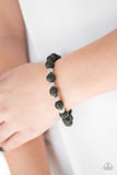 Down To Earth - Black Bracelet - Paparazzi Accessories Bracelet Bedazzle Me Pretty Mobile Fashion Boutique
