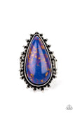 Down-to-Earth Essence - Purple Ring - Paparazzi Accessories Ring Bedazzle Me Pretty Mobile Fashion Boutique