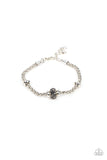 Downtown Decoupage - Silver Bracelet - Paparazzi Accessories Bracelet Bedazzle Me Pretty Mobile Fashion Boutique
