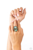 Dragonfly Dazzle - Brass Ring - Paparazzi Accessories Ring Bedazzle Me Pretty Mobile Fashion Boutique