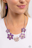 Dragonfly Decadence - Purple Necklace - Paparazzi Accessories Necklace Bedazzle Me Pretty Mobile Fashion Boutique