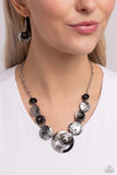 Dragonfly Design - Black Necklace - Paparazzi Accessories Necklace Bedazzle Me Pretty Mobile Fashion Boutique