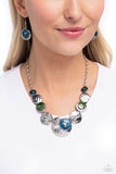 Dragonfly Design - Multi Necklace - Paparazzi Accessories Necklace Bedazzle Me Pretty Mobile Fashion Boutique