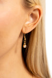 Dramatic Diadem - Gold Necklace - Paparazzi Accessories Necklace Bedazzle Me Pretty Mobile Fashion Boutique