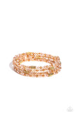 Dreamy Debut - Gold Bracelet - Paparazzi Accessories Bracelet Bedazzle Me Pretty Mobile Fashion Boutique