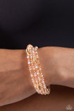 Dreamy Debut - Gold Bracelet - Paparazzi Accessories Bracelet Bedazzle Me Pretty Mobile Fashion Boutique