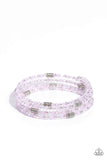 Dreamy Debut - Pink Bracelet - Paparazzi Accessories Bracelet Bedazzle Me Pretty Mobile Fashion Boutique