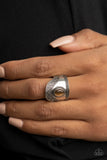 Dreamy Definition - Brown Ring - Paparazzi Accessories Ring Bedazzle Me Pretty Mobile Fashion Boutique