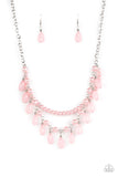 Dreamy Destination Wedding - Pink Necklace - Paparazzi Accessories Necklace Bedazzle Me Pretty Mobile Fashion Boutique