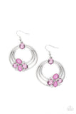 Dreamy Dewdrops - Purple Earrings - Paparazzi Accessories Earrings Bedazzle Me Pretty Mobile Fashion Boutique