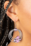 Dreamy Dewdrops - Purple Earrings - Paparazzi Accessories Earrings Bedazzle Me Pretty Mobile Fashion Boutique