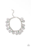 Dreamy Discs - Green Bracelet - Paparazzi Accessories Bracelet Bedazzle Me Pretty Mobile Fashion Boutique