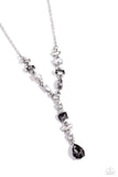 Dreamy Dowry - Silver Necklace - Paparazzi Accessories Necklace Bedazzle Me Pretty Mobile Fashion Boutique