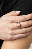 Dreamy Droplets - Orange Ring - Paparazzi Accessories Ring Bedazzle Me Pretty Mobile Fashion Boutique