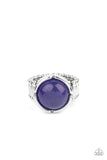 Dreamy Dunes - Purple Ring - Paparazzi Accessories Ring Bedazzle Me Pretty Mobile Fashion Boutique